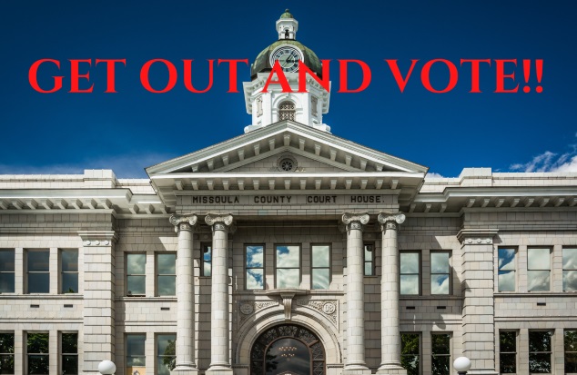 Get out and vote, Missoula image
